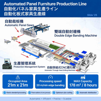 自動化板式家具生產線